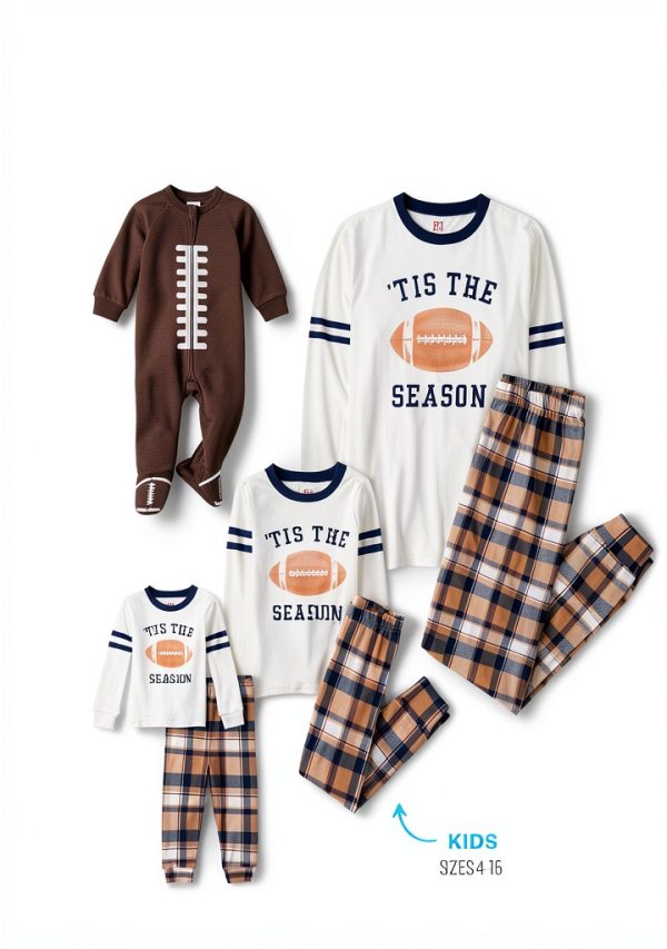 Children's Place Unisex Cotton Pajama Set Tis The Season-3