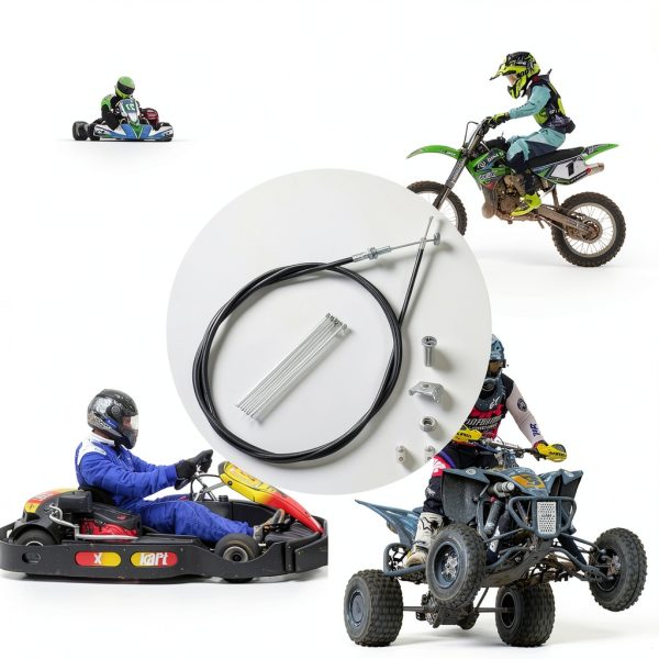 YGQ Adjustable Throttle Cable for Go Kart Mini Bike-5