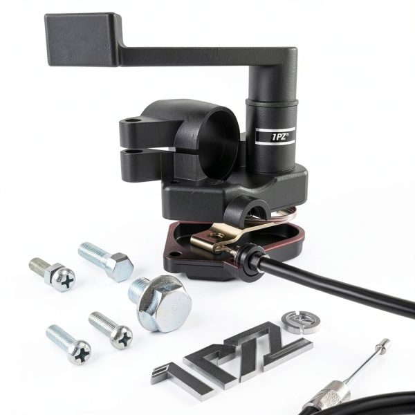 1PZ Powersports Throttle Cable 46.5" Metal Thumb Controller-4