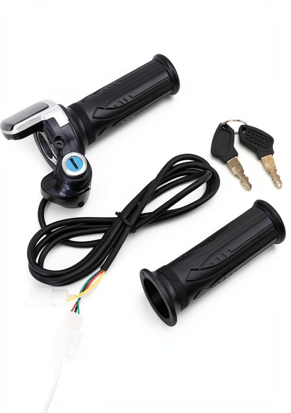 Espusta ABS Motorcycle Throttle Black Key Lock-5