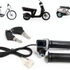 Espusta ABS Motorcycle Throttle Black Key Lock-1