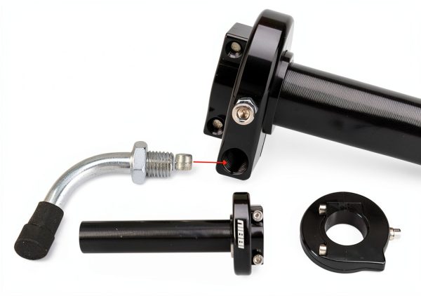 NIBBI Racing Stainless Steel Throttle Assembly Set-5