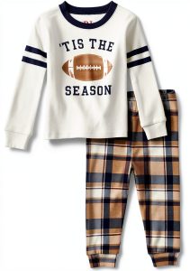 Children's Place Unisex Cotton Pajama Set Tis The Season-0