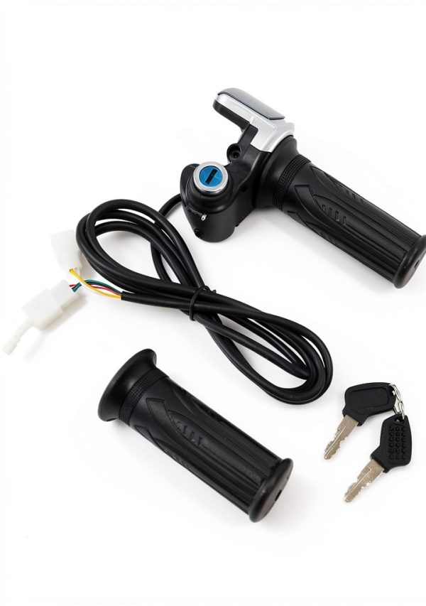 Espusta ABS Motorcycle Throttle Black Key Lock-3