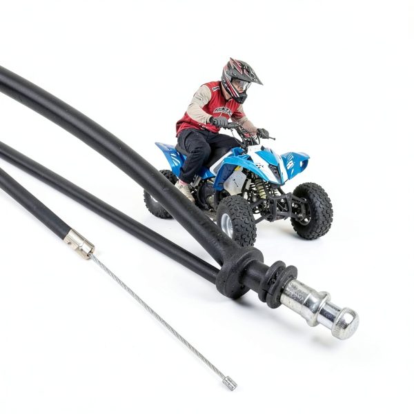 QAZAKY Throttle Handle Alloy Steel Black for ATVs-3