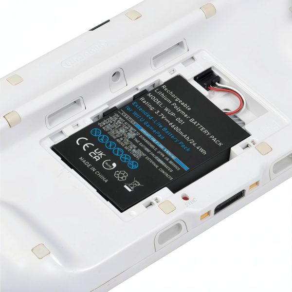 Wii U Battery by Pickle Power 6600mAh Long Lasting-6