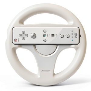 Nintendo Wii Racing Wheel Official OEM Steering Wheel for Wii Remote-0