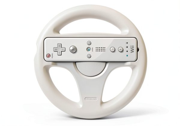 Nintendo Wii Racing Wheel Official OEM Steering Wheel for Wii Remote-0
