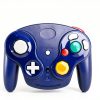 VTone GameCube Wii Wireless Controller Black Dark Blue with Ergonomic-3
