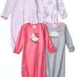 Gerber Baby Girls' Nightgowns Soft Cotton Rib-0