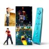 Tevodo Wii Wireless Gamepad Remote Blue Pink with Silicone Case-4