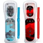 Wii Motion Controller BUERTT Silicone Grip Wrist Strap Dual Pack-0