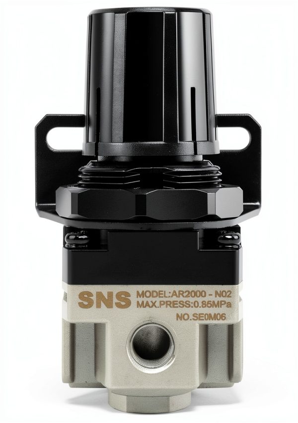 Low Pressure Air Regulator SNS AR2000-N02 0-40 PSI Bracket & Gauge-4