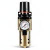 Hromee 1/2 Inch Compressed Filter Regulator Combo, Air Compressor Water Oil Trap Separator with Pressure Gauge, Semi-Auto Drain and Bracket-5
