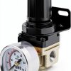 Low Pressure Air Regulator SNS AR2000-N02 0-40 PSI Bracket & Gauge-0