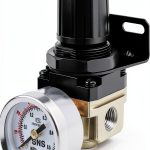 Low Pressure Air Regulator SNS AR2000-N02 0-40 PSI Bracket & Gauge-0