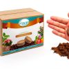 Legigo 50 Pcs 30mm Coco Coir Pellets Seed Starter Soil Mix- Organic Coconut Coir Potting Soil Pods for Seedling, Coco Peat Soil Discs for Indoor & Outdoor Plants Bonsai Herbs Vegetables and Flowers-1
